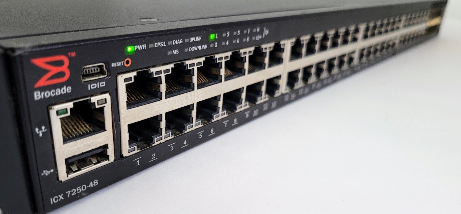 LOT OF 3 Brocade ICX 7250-48P 48-Port Gigabit Ethernet Network Switch