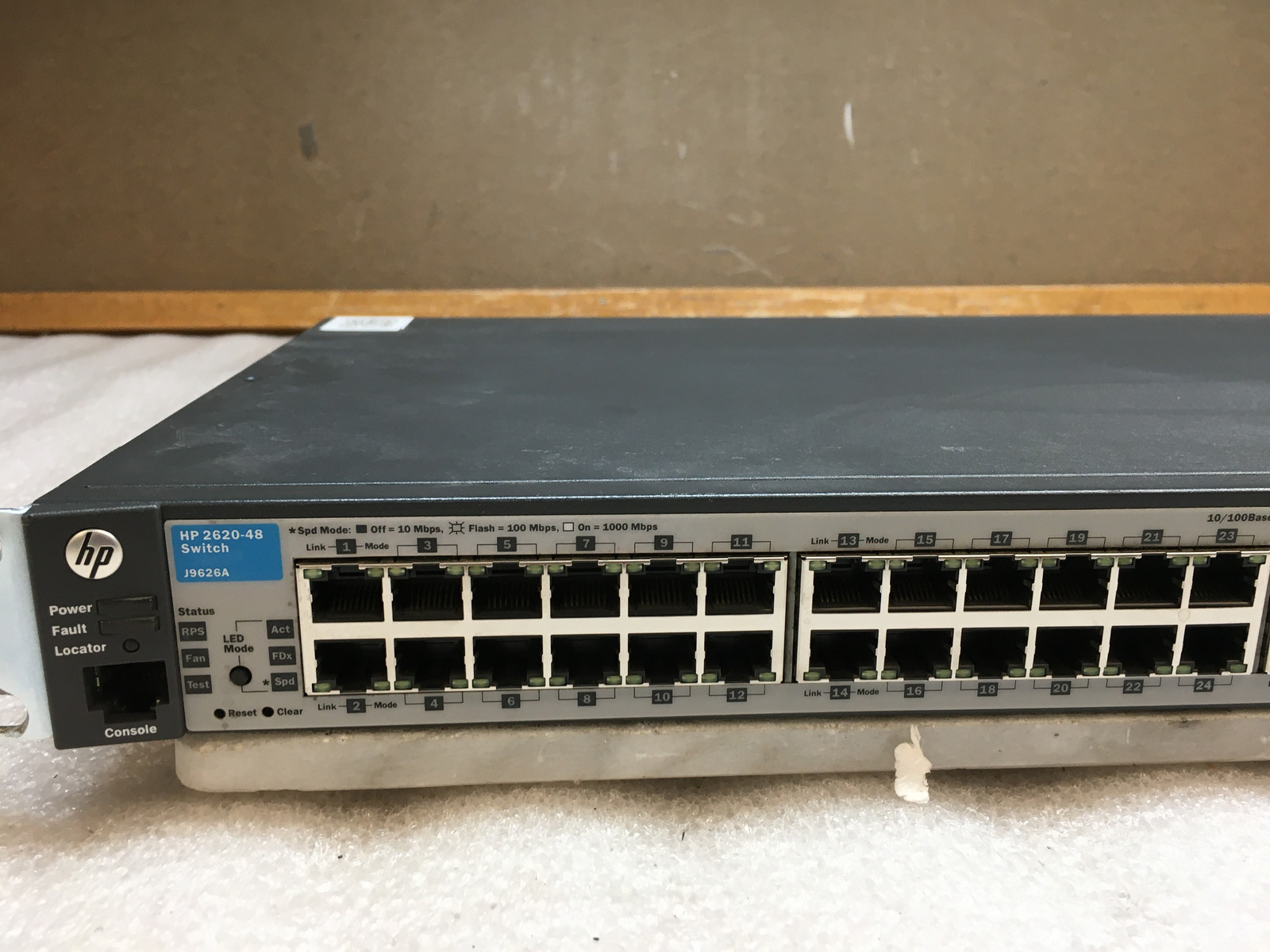 HP ProCurve 2626-48 J9626A 48 Port Managed Fast Ethernet Switch With Rack Ears