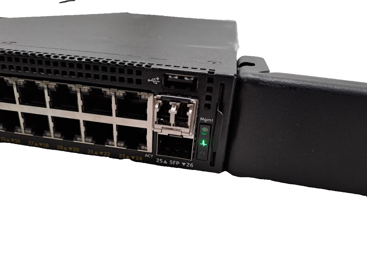 Dell X1026P 26-Port Gigabit PoE Managed Network Switch w/ Rack Ears
