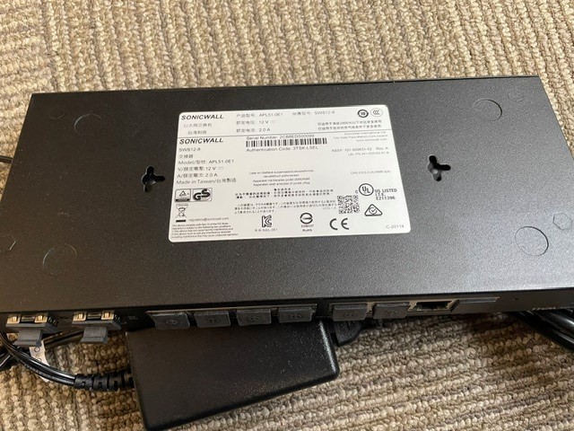 SonicWALL SWS12-8 10 Port Ethernet Switch – 02-SSC-2462