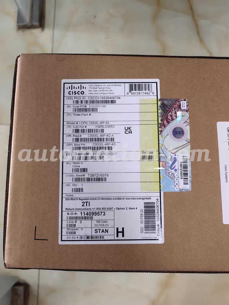 NEW Genuine Cisco C9300L-48P-4G-A Switch 48 Port PoE