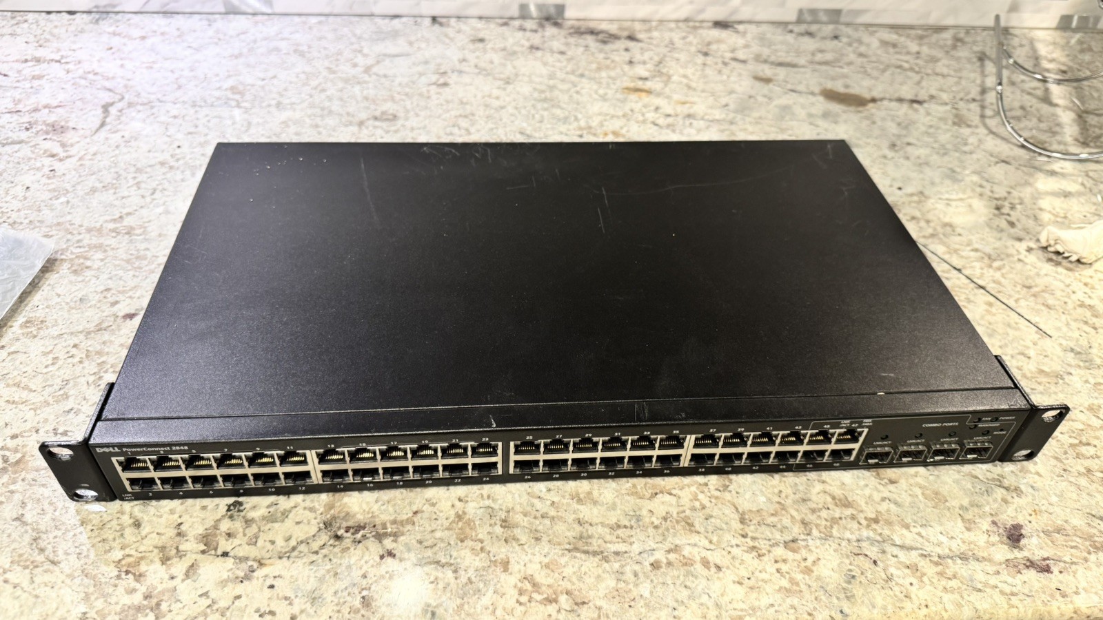 Dell PowerConnect 2848 48-Port Ethernet Network Switch w/ Rack Ears