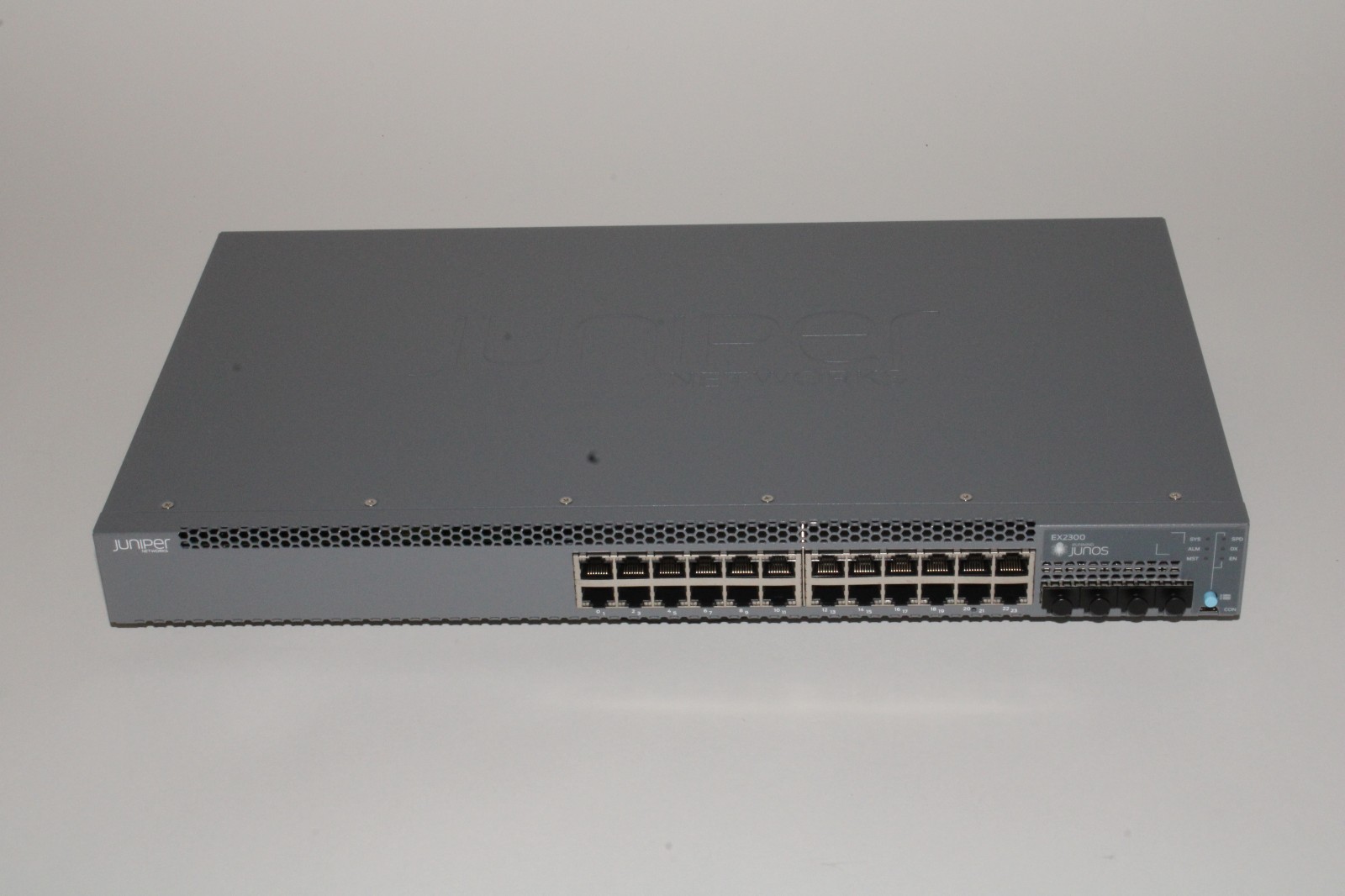 EX2300-24T-DC, JUNIPER EX2300 24PORT 10/100/1000BASET WITH INTERNAL DC PSU 4X1/1
