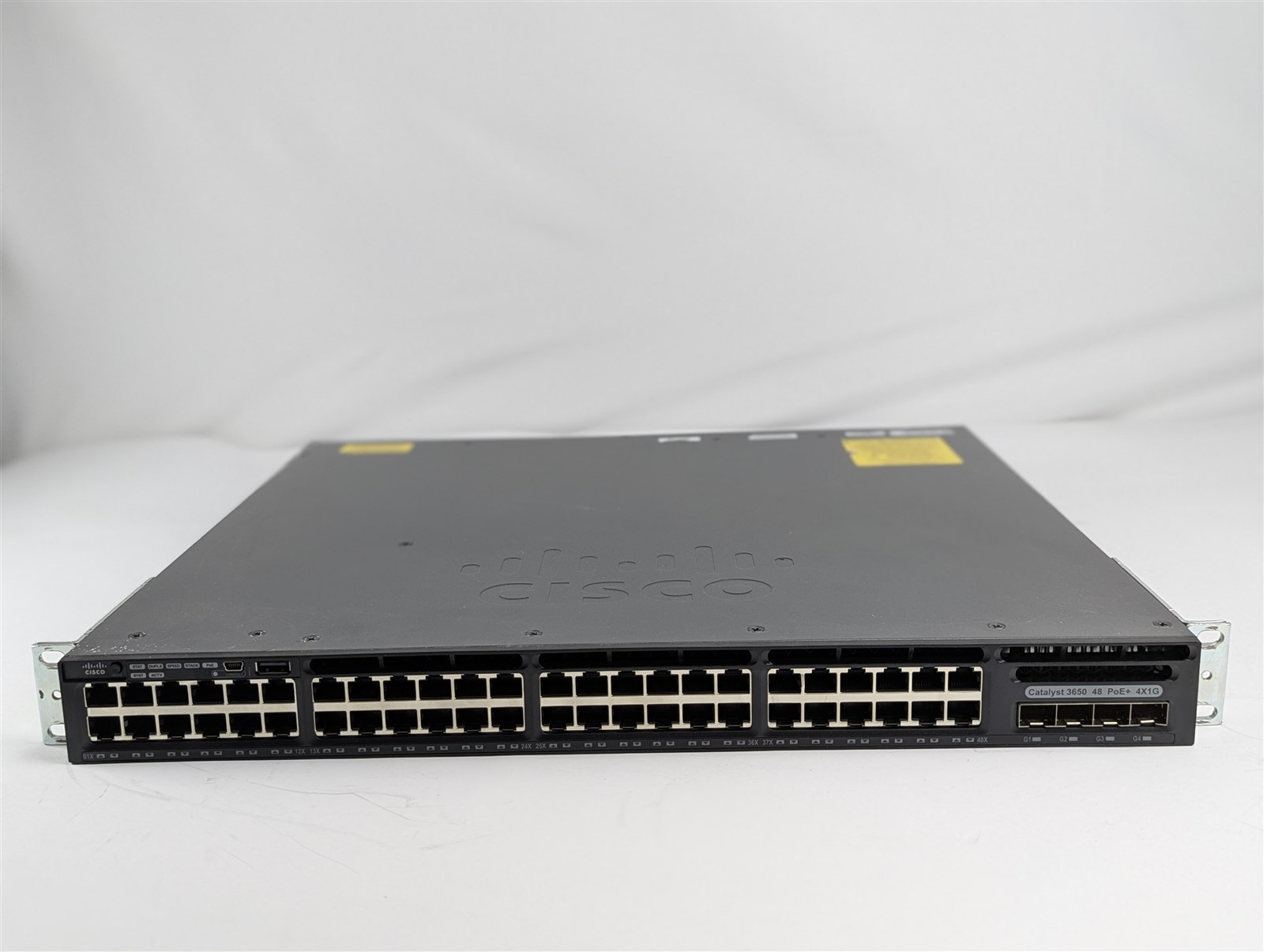 Cisco Catalyst 3650 WS-C3650-48PS-L 48 Port Gigabit PoE+ 4x1G SFP Managed Switch