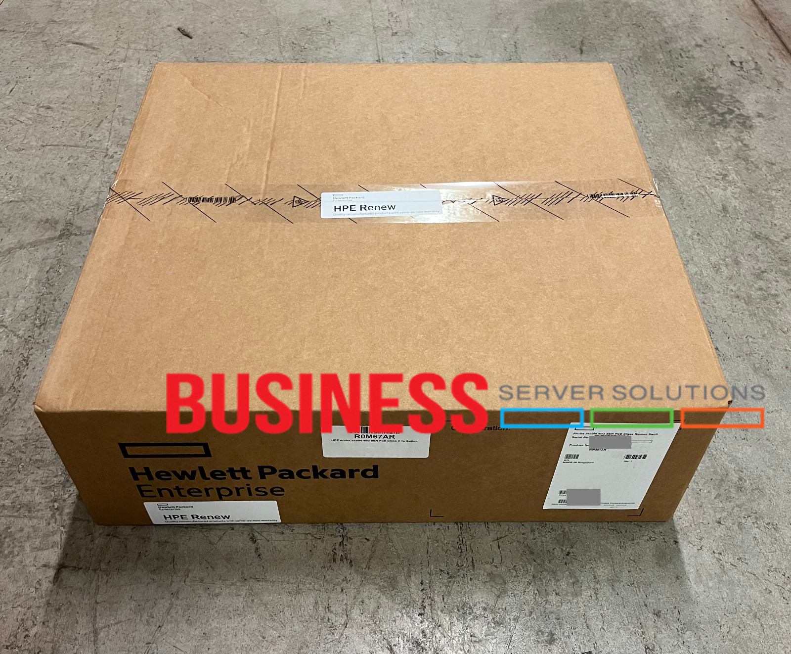 HPE Aruba 2930M 40G 8SR PoE Class 6 1s Switch RENEW R0M67A