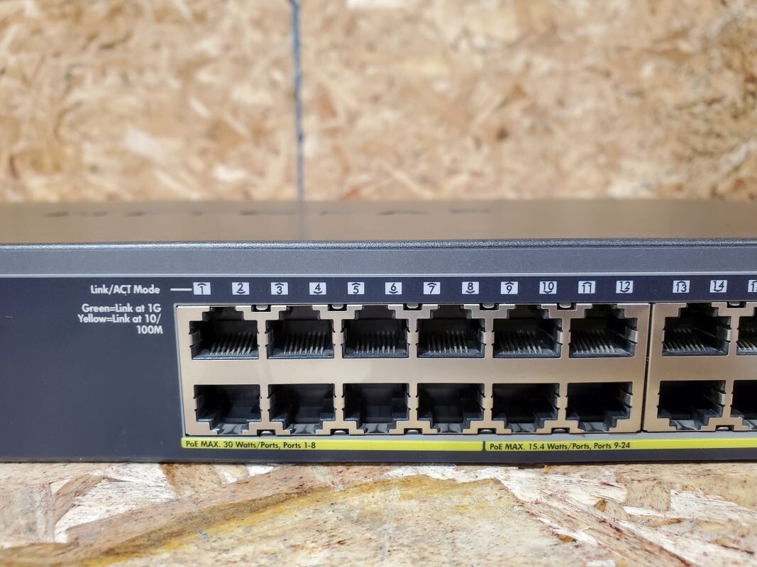 Prosafe 24-Port & 4 SFP Port NETGEAR GS728TP-200NAS Smart Managed Pro PoE Switch