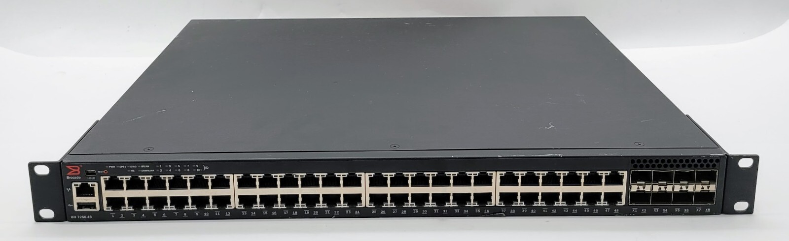 LOT OF 3 Brocade ICX 7250-48P 48-Port Gigabit Ethernet Network Switch