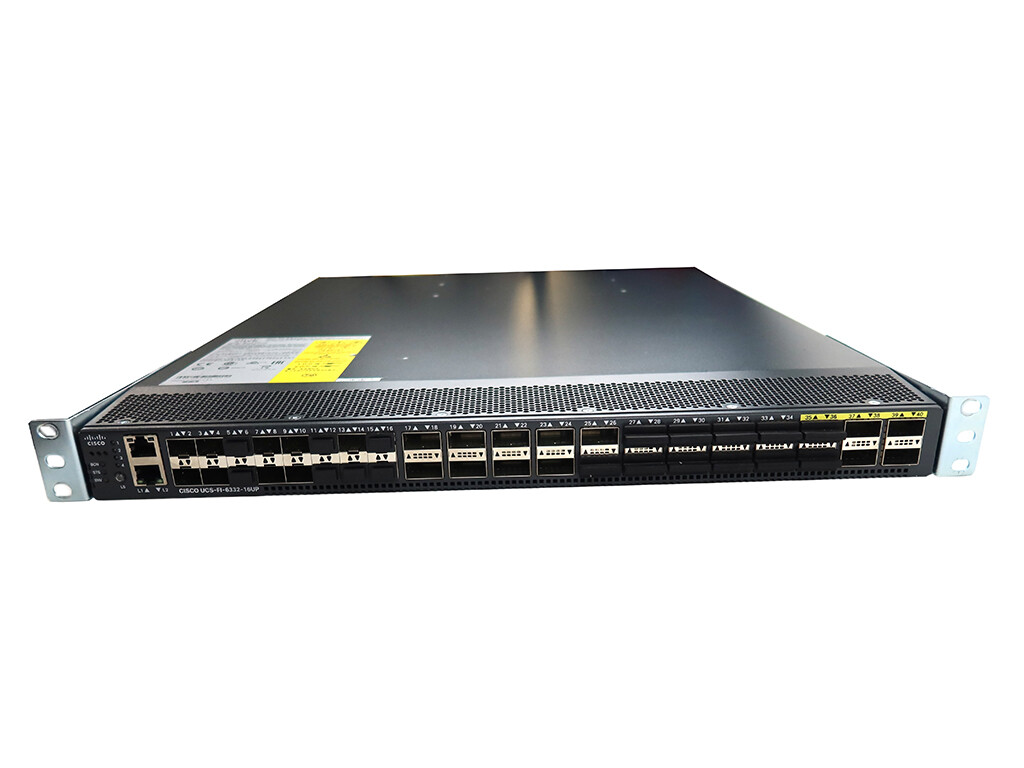CISCO UCS-FI-6332-16UP 40-PORTS QSFP+ 40GBPS RJ-45 USB MODULE STOK-FIC6-00-A02