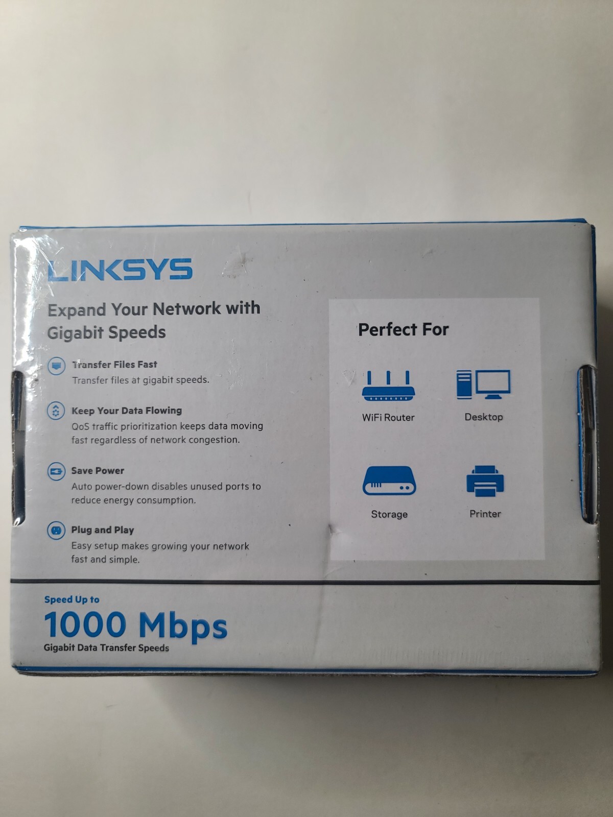 New Linksys SE3005 5-port Gigabit Ethernet Switch