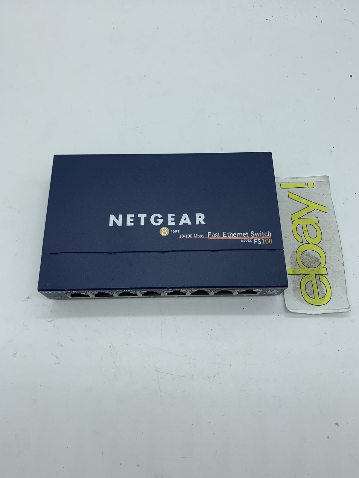Netgear FS108 v2 Port 10/100 Fast Ethernet Switch (ONLY)- Free Shipping