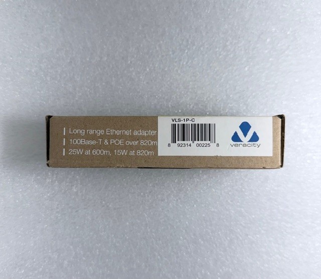 Veracity LONG RANGE ETHERNET & POE (VLS-1P-C)