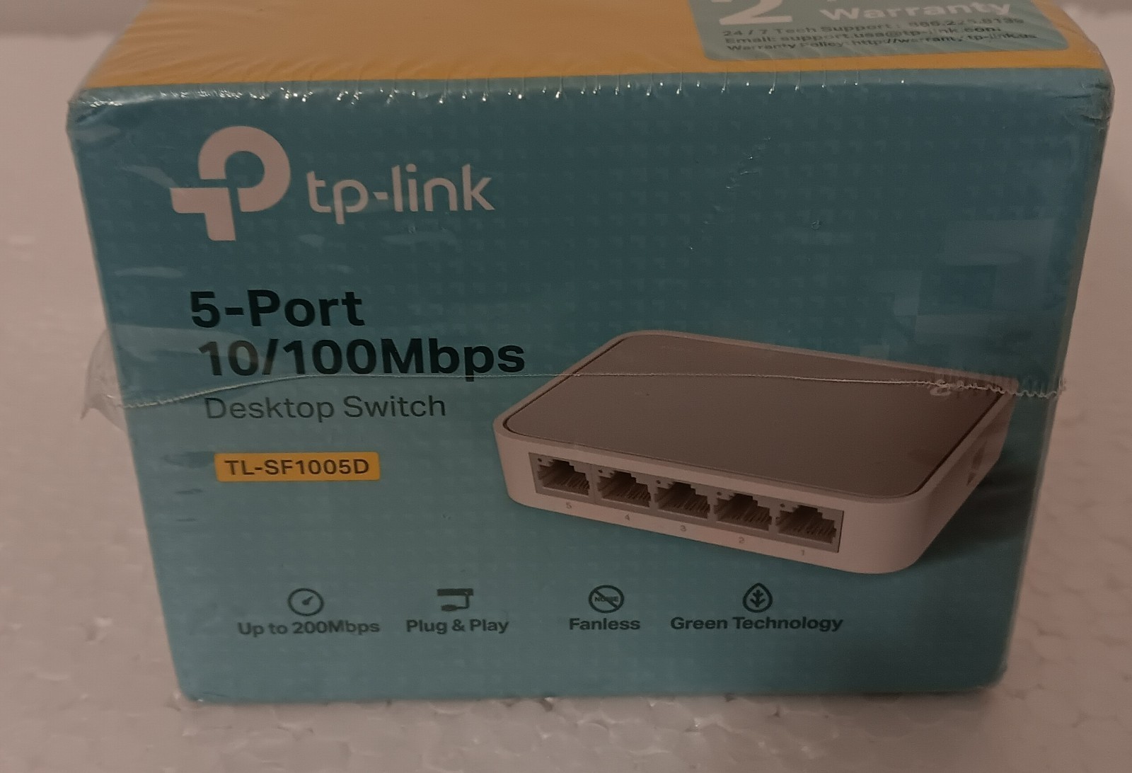 TP-LINK (TL-SF1005D) 5 Port Desktop Ethernet Switch (new)