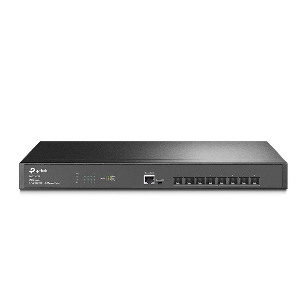 TP-Link TL- TL-SX3008F JetStream 8-Port 10GE SFP+ L2+ Managed Switch