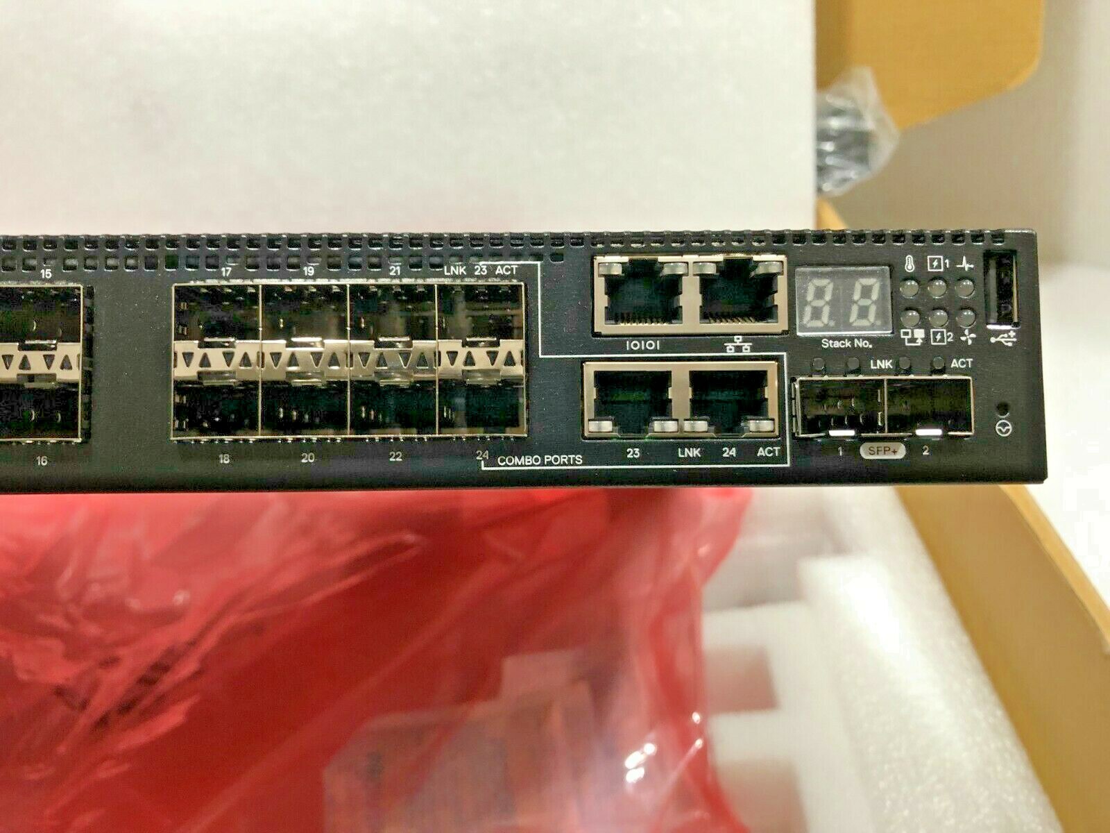 Dell EMC Networking N3024EF-ON 24 Ports 1 PSU Rack Mountable New Open Box