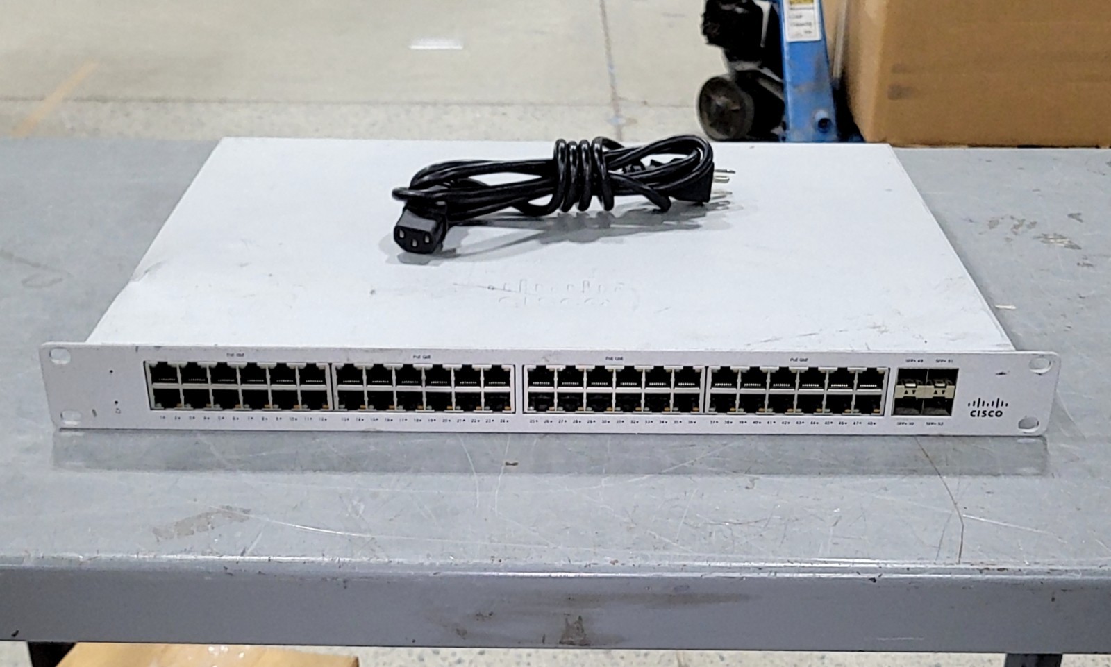 CISCO MERAKI MS125-48LP 600-86040 PoE Managed Ethernet Switch 48 Port SEE NOTES