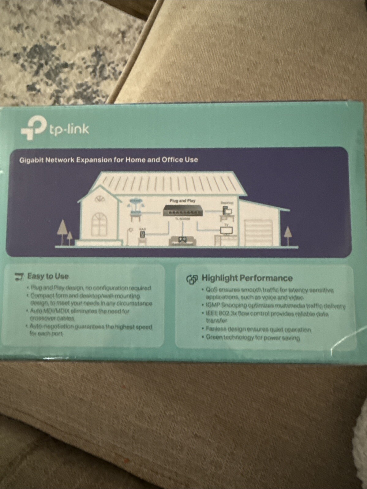 TP- LINK 8 Port Gigabit Lifetime Warranty