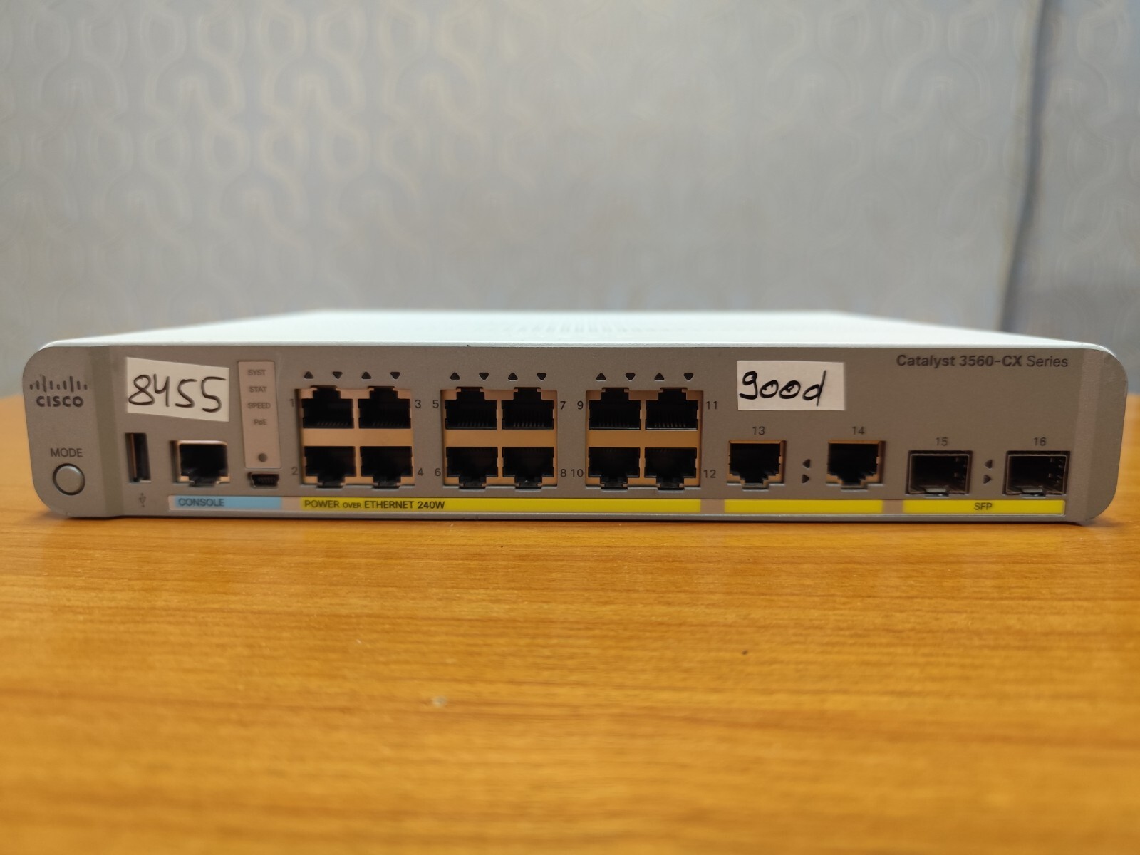Cisco Catalyst 3560-CX 12-Port Switch WS-C3560CX-12PC-S