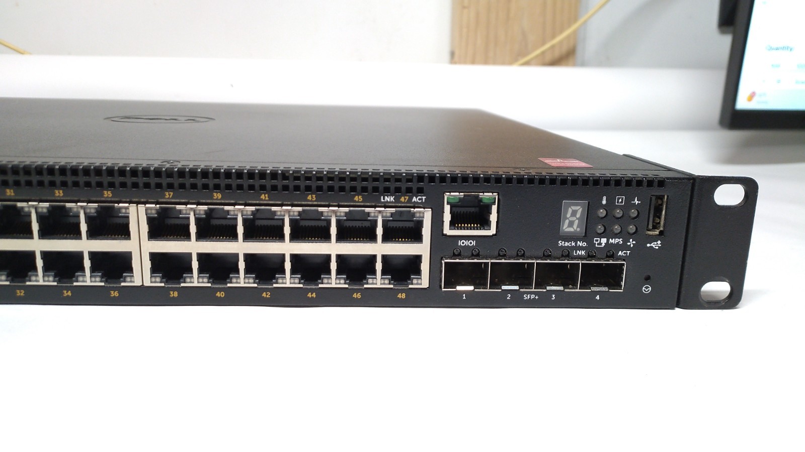 Dell N1548P 48-Port 1GbE PoE+ 4P SFP+ RJ45 Ethernet Networking Network Switch