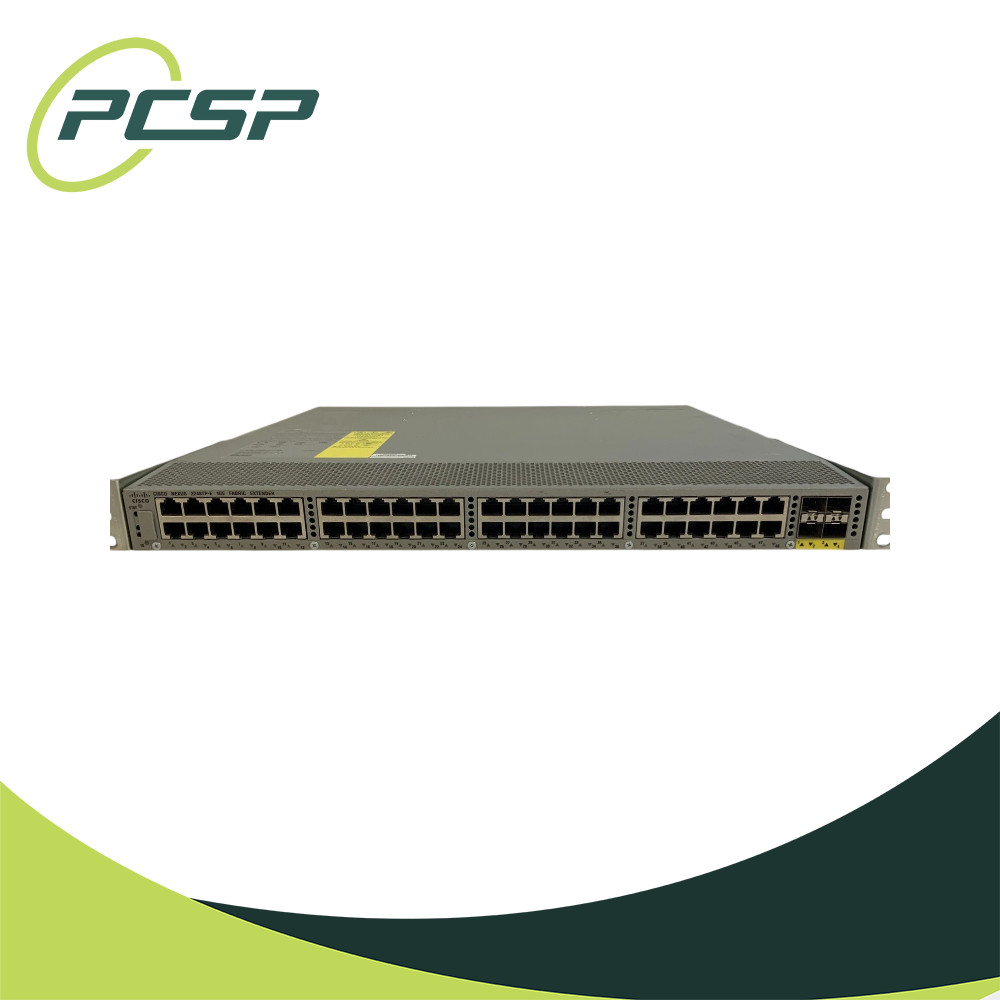 Cisco Nexus 2248TP-E 48-Port 1G FEX 4x10G SFP+ 2x400W F2B Airflow Ears Rails
