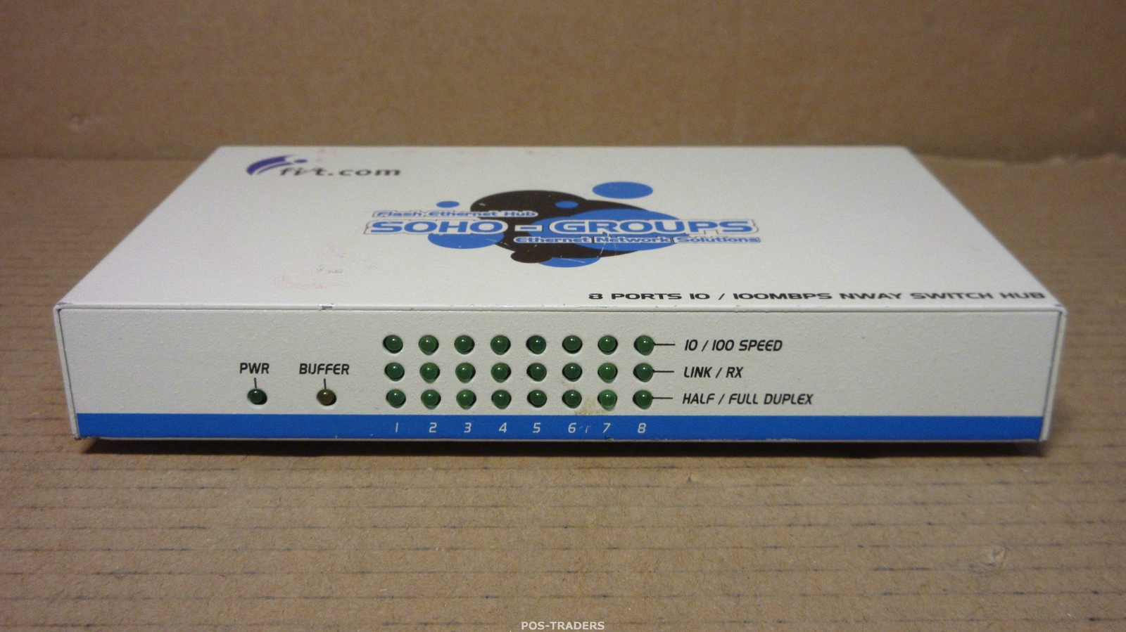 FIT SH-0008A – 8-Port 10/100 NWay Switch Flash Ethernet Hub Full Duplex EXCL PSU