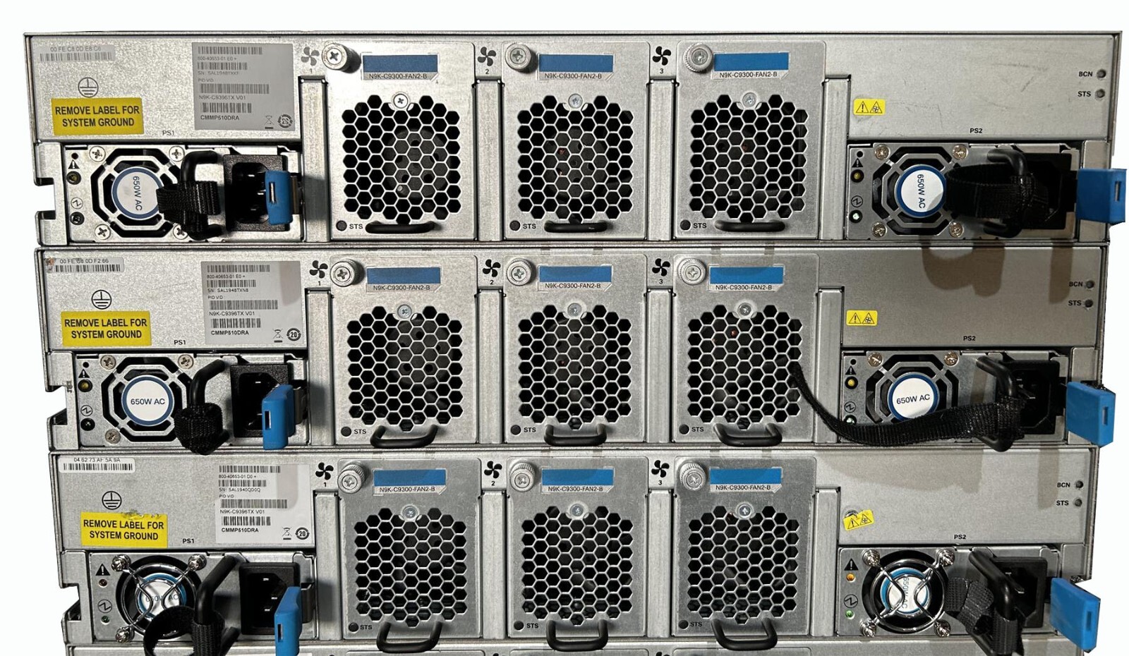 48 Port 10GB RJ45 Cisco Nexus N9K-C9396TX Switch Dual PSU | 6x 40GbE QSFP+