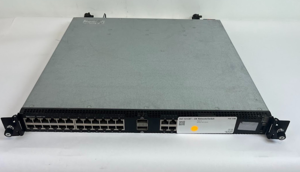 Dell EMC S4128T-ON 10GbE Network Switch No OS10 2x PSU 4x Fans