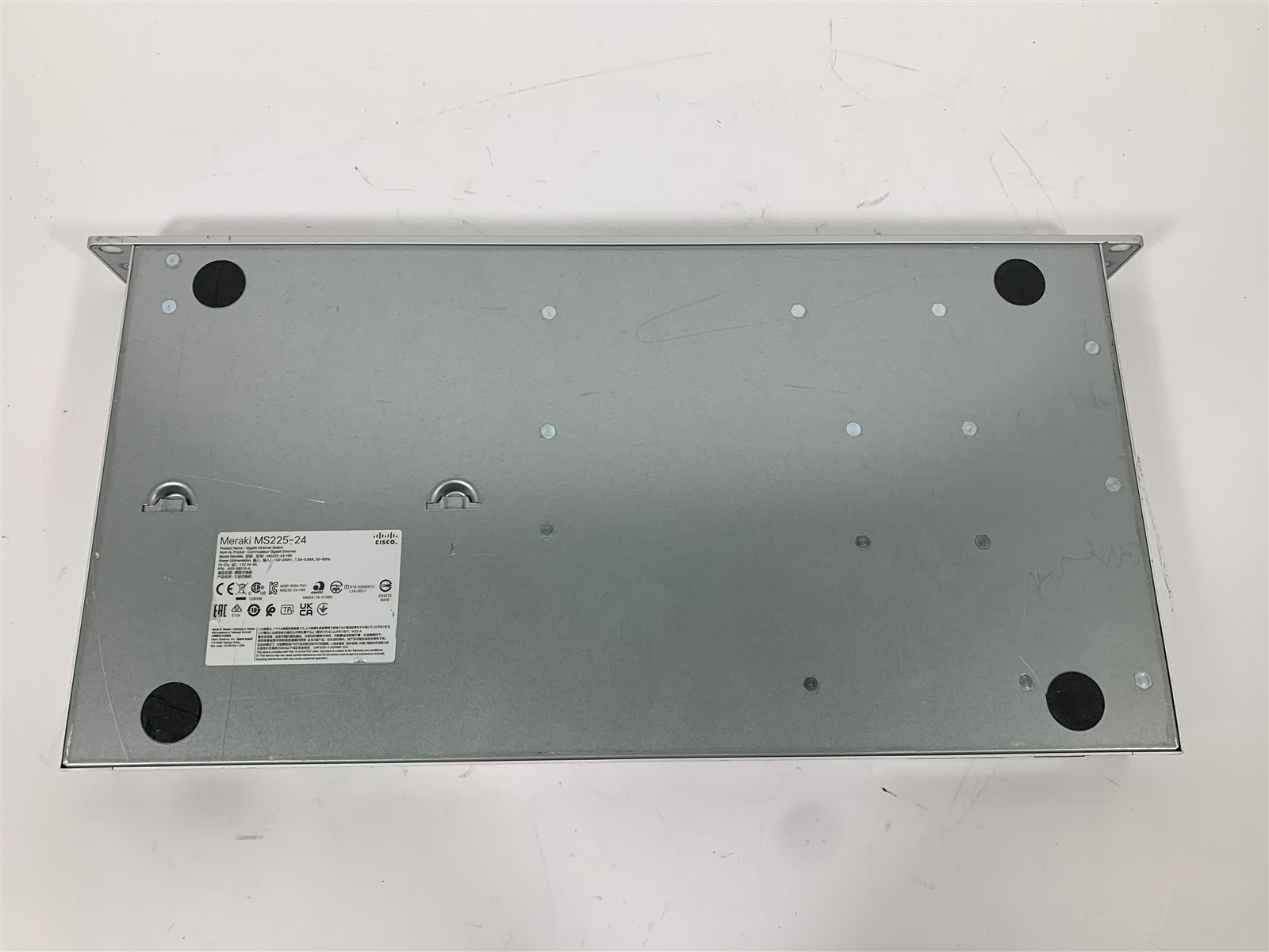 Cisco Meraki MS225-24-HW 24-Port GBE SFP+ Non-PoE Switch Unclaimed