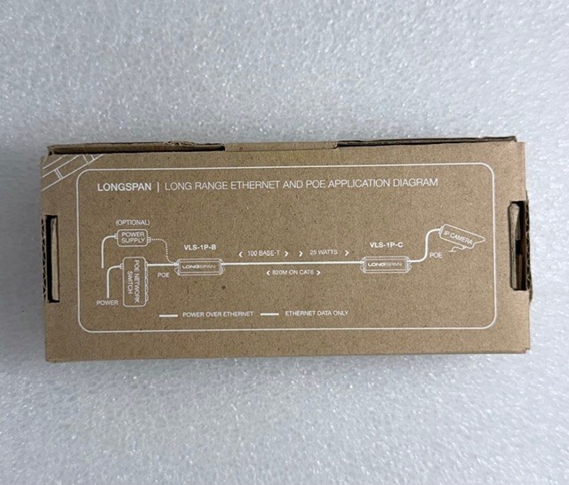 Veracity LONG RANGE ETHERNET & POE (VLS-1P-C)