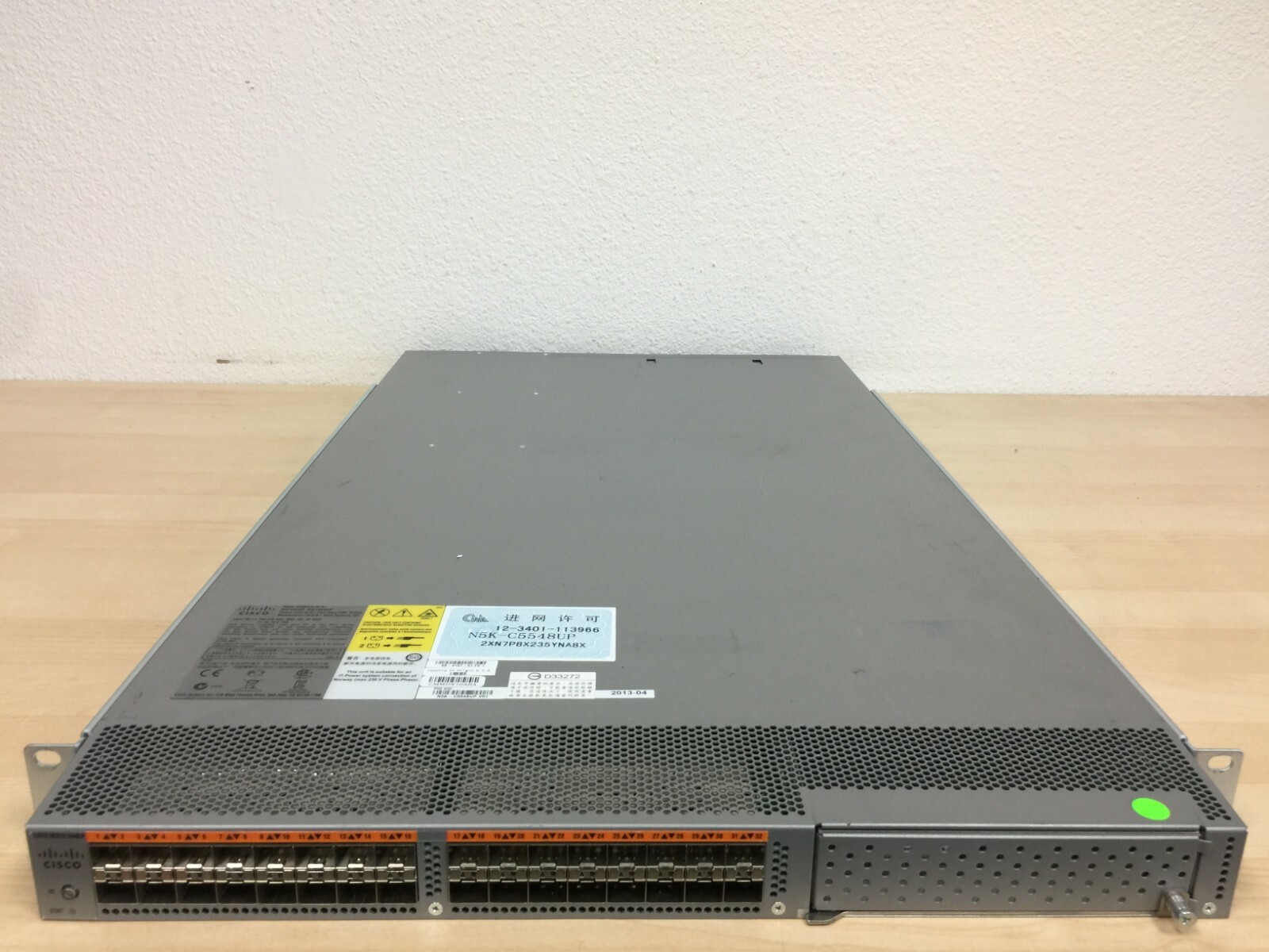 Cisco Nexus 5500 N5K-C5548P N5K-C5548UP V01 Switch Chassis