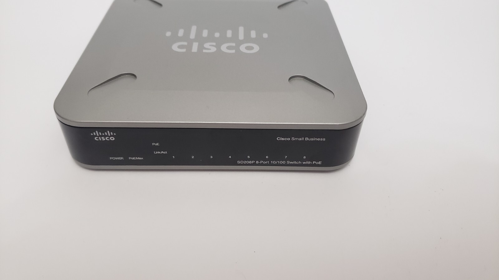 CISCO 8 Port 10/100 Switch PoE QoS with AC Adapter