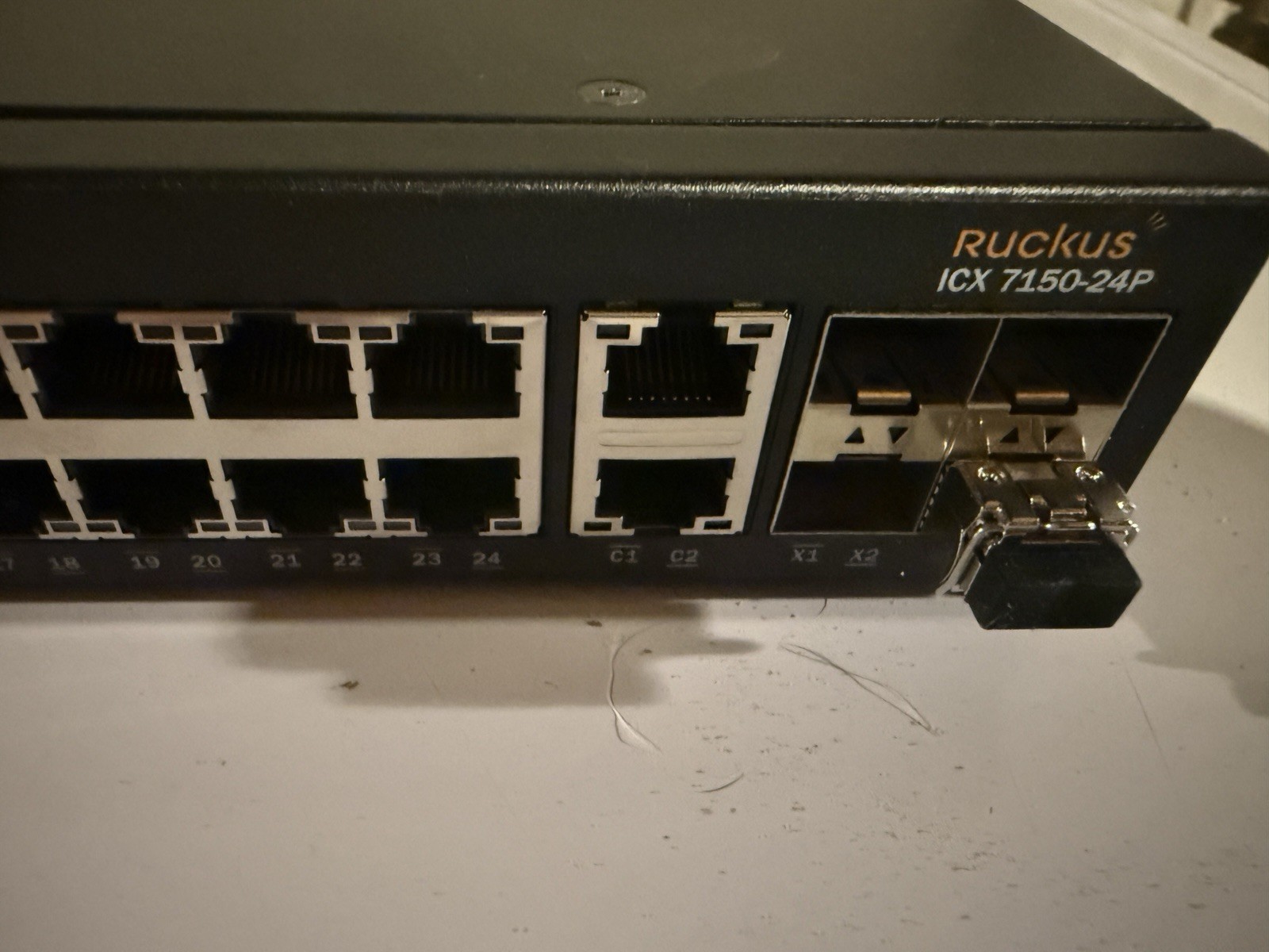 Ruckus ICX7150-24P-4X10GR 24-Port PoE+ Managed Switch | 4x10Gb | Refurbished
