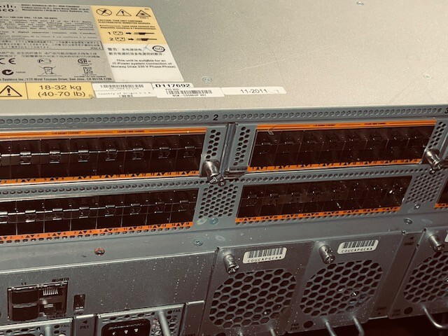 CISCO NEXUS N5K-C5596UP 48-PORT FABRIC SWITCH W/ DUAL PSU