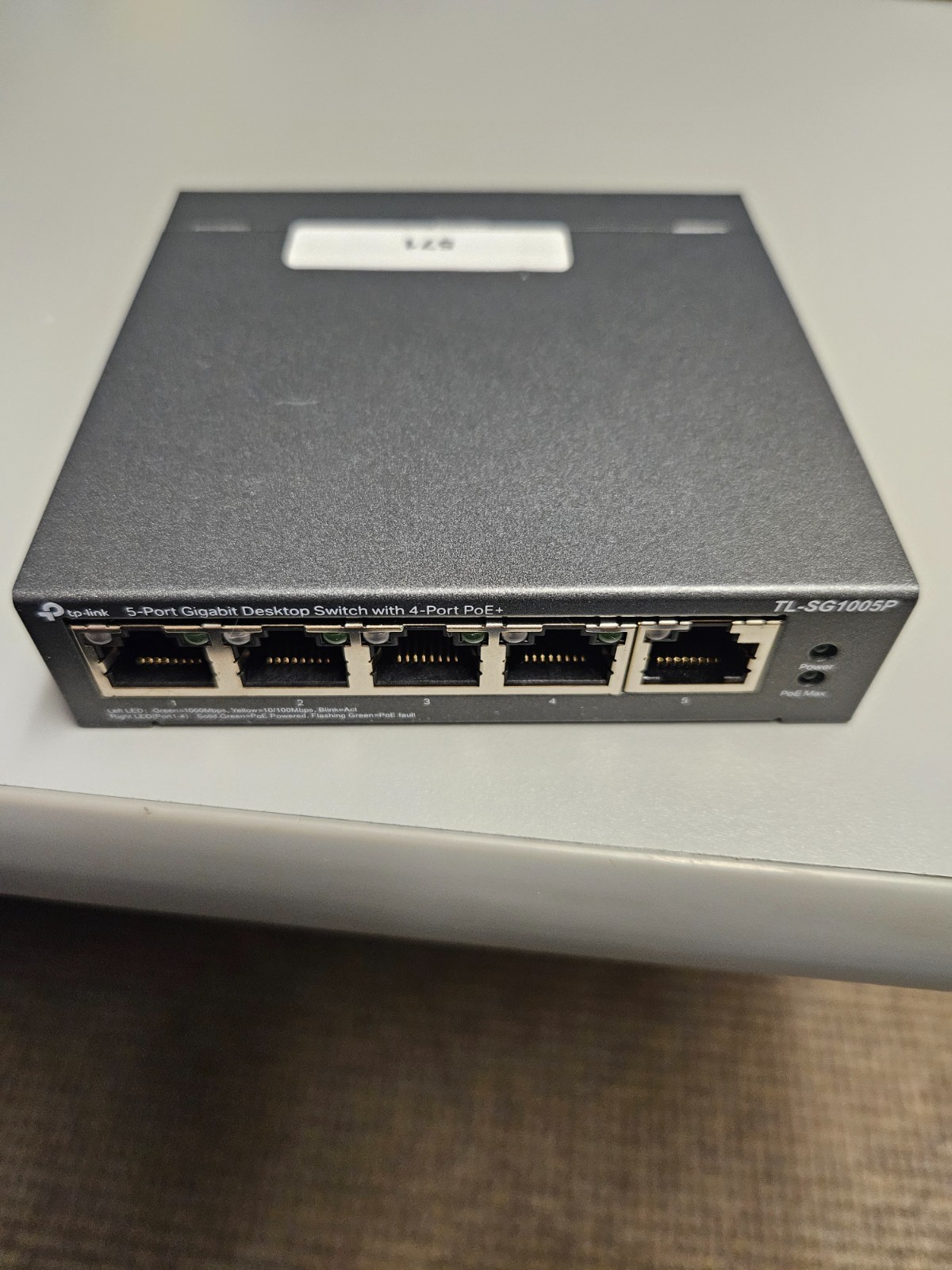 TP-Link 5-Port Gigabit Desktop Switch with 4-Port PoE+ TL-SG1005P