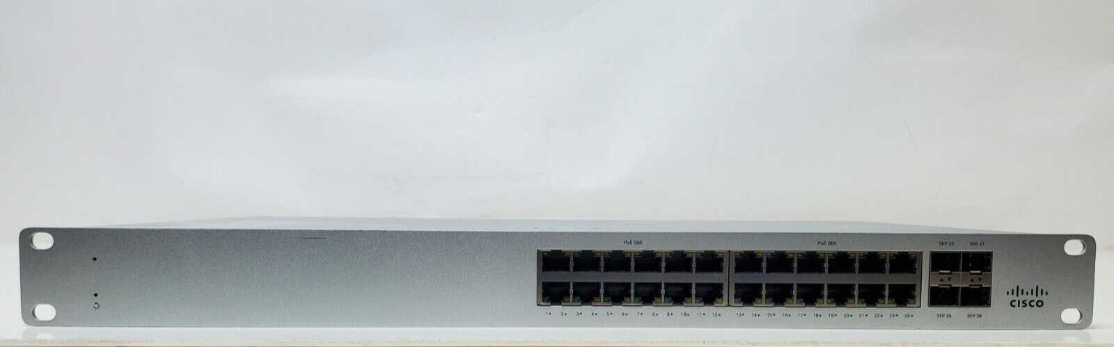 Cisco Meraki 24 Port 1Gb/PoE 4xSFP MS120-24P-HW UNCLAIMED