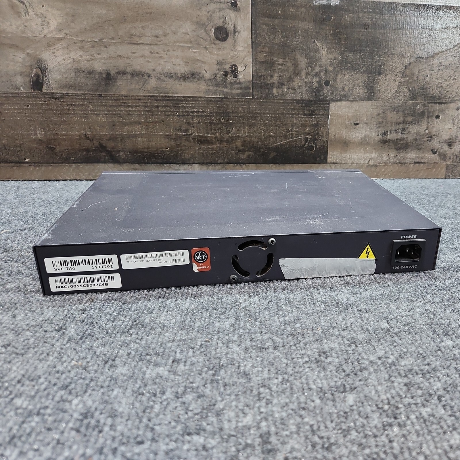 Dell PowerConnect 2724 Managed Switch 24-Port Network Hook up