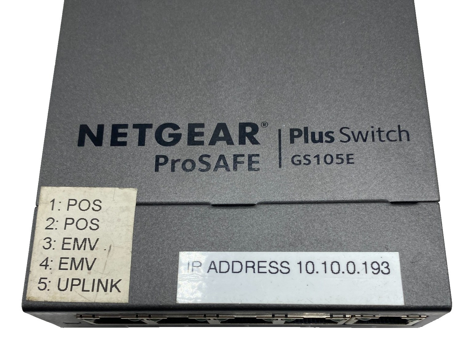 Netgear GS105E Prosafe Plus Switch 5 Gigabit Ports