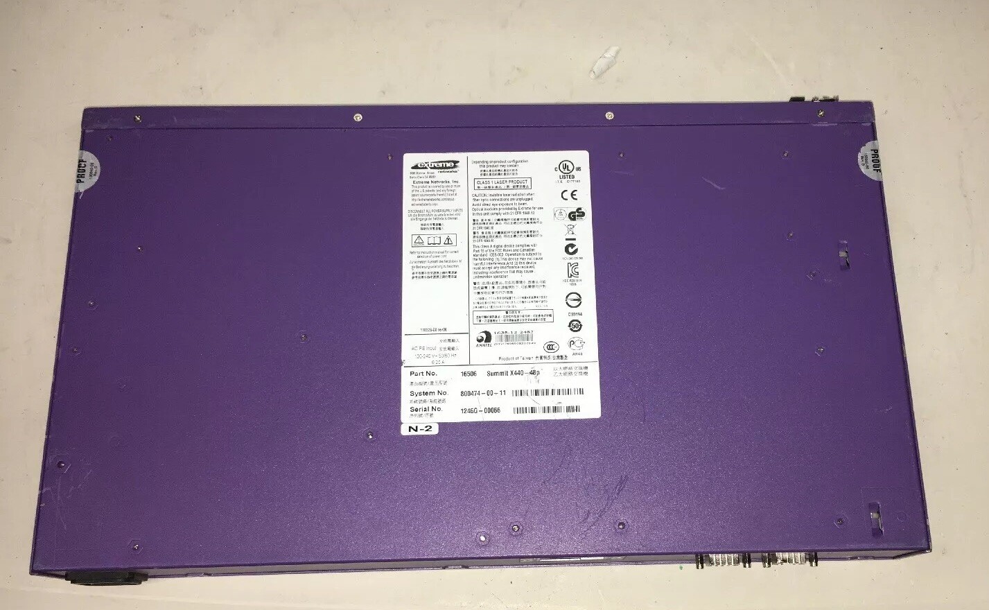 Extreme Networks Summit X440-48p 48-Port POE Switch 16506