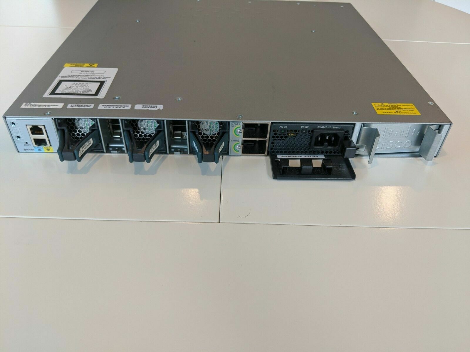 Cisco WS-C3850-12XS-S IP Base Switch 12 SFP+ Ethernet Ports