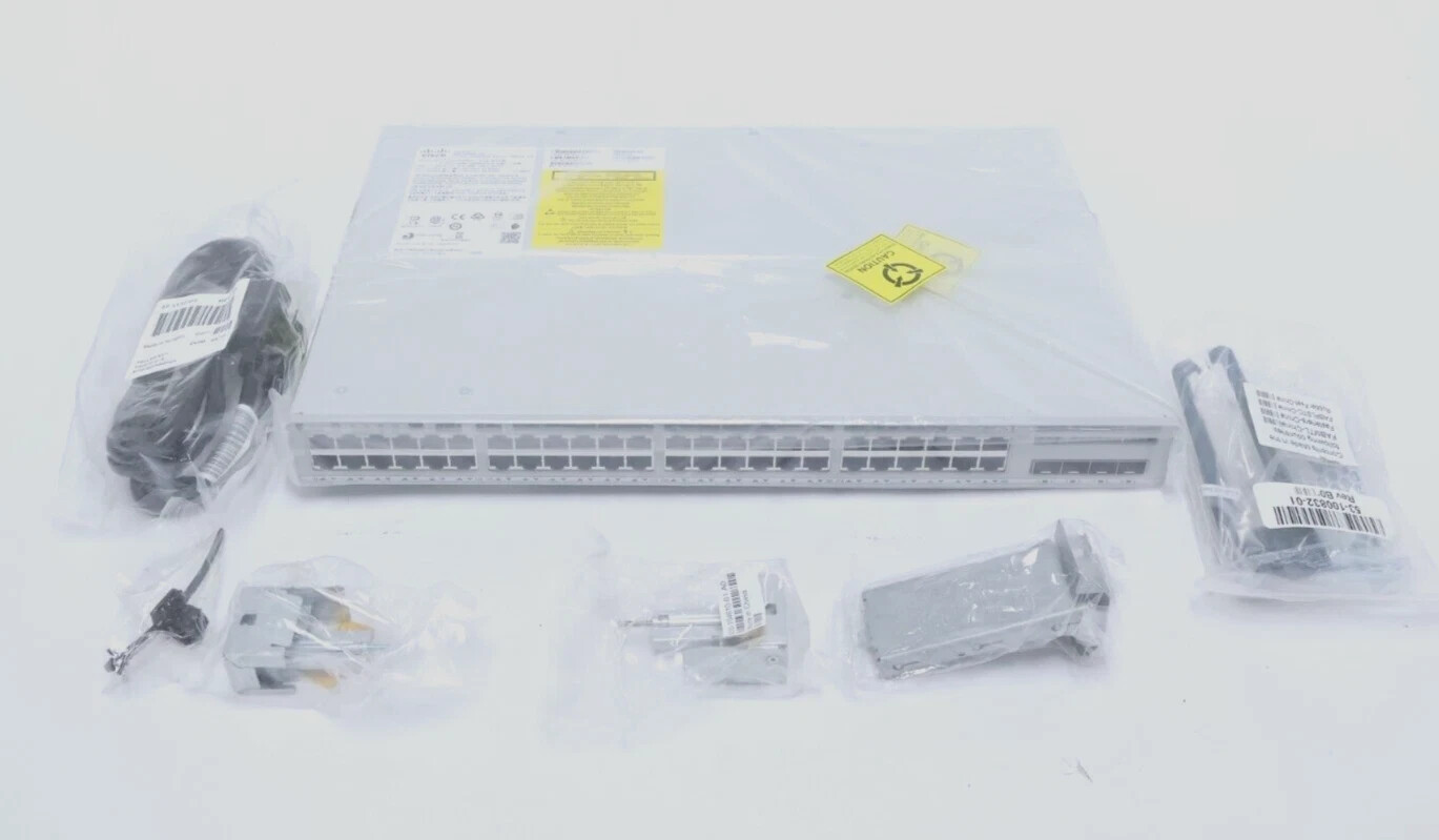 Cisco C9200L-48P-4G-E Catalyst 9200l 48 Port Poe Layer 3 Switch CLEAN SERIAL