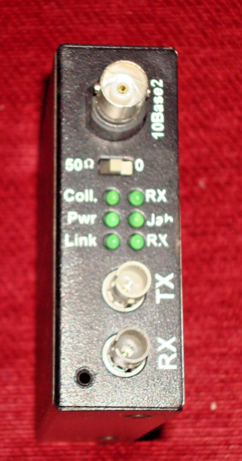 Transition Networks Ethernet Media Converter, 10BaseFL to 10Base 2 E-CX-FRL-04