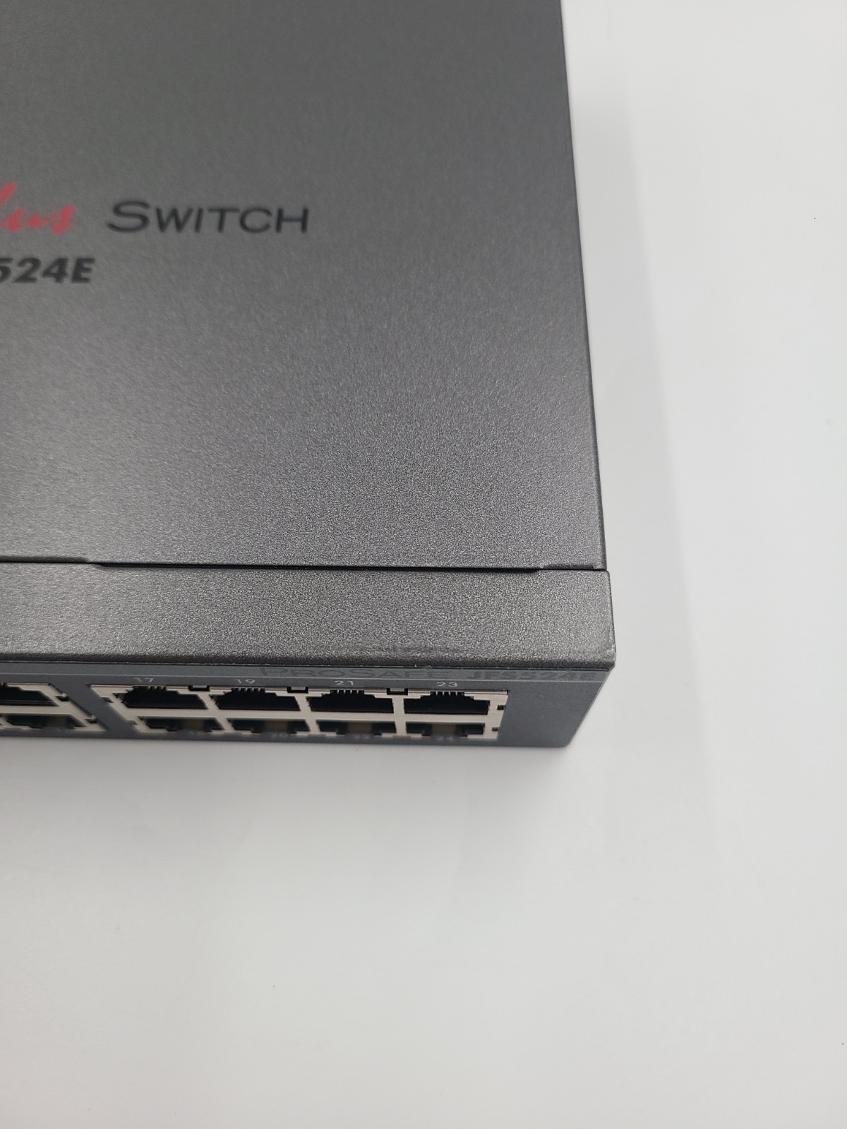 Netgear Prosafe Plus JFS524E 24-Port Unmanaged Network Switch NO POWER CORD
