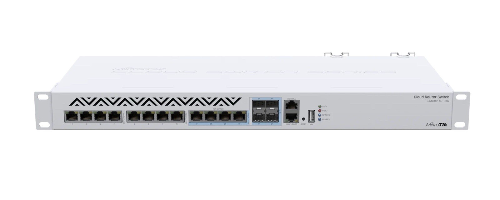 MikroTik CRS312-4C+8XG-RM 8-Port 10g RJ-45 Ethernet Switch