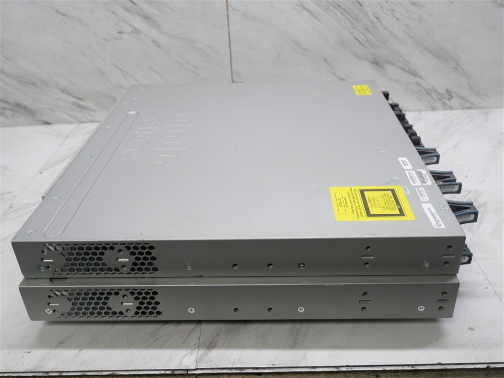 Lot of 2 Cisco Catalyst 3850 WS-C3850-24T-S 24-Port Layer 3 Managed Switch!
