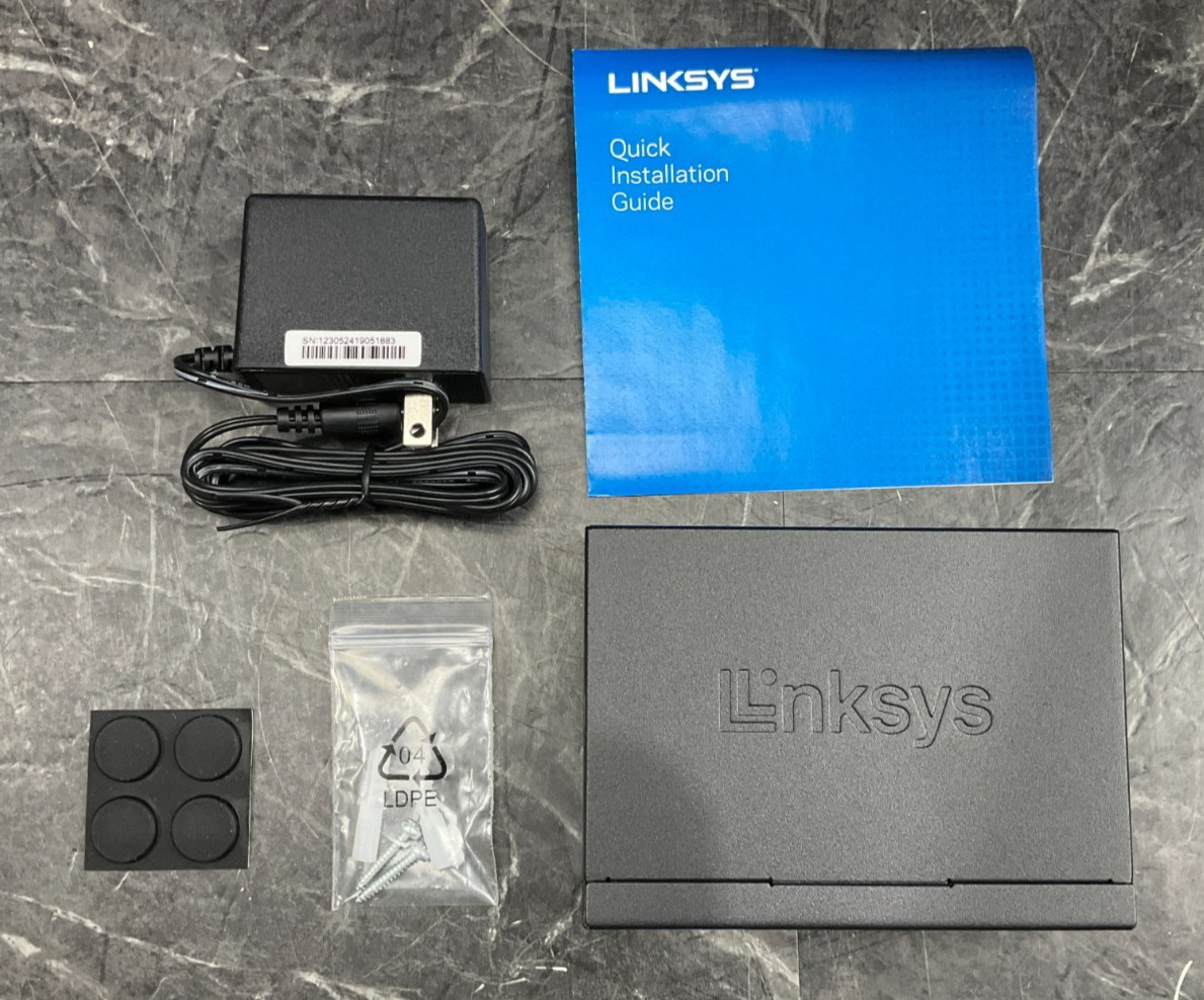 Linksys 5-Port Gigabit Ethernet Switch SE3005 ✅ ❤️️ ✅ ❤️ NEW! OPEN BOX!