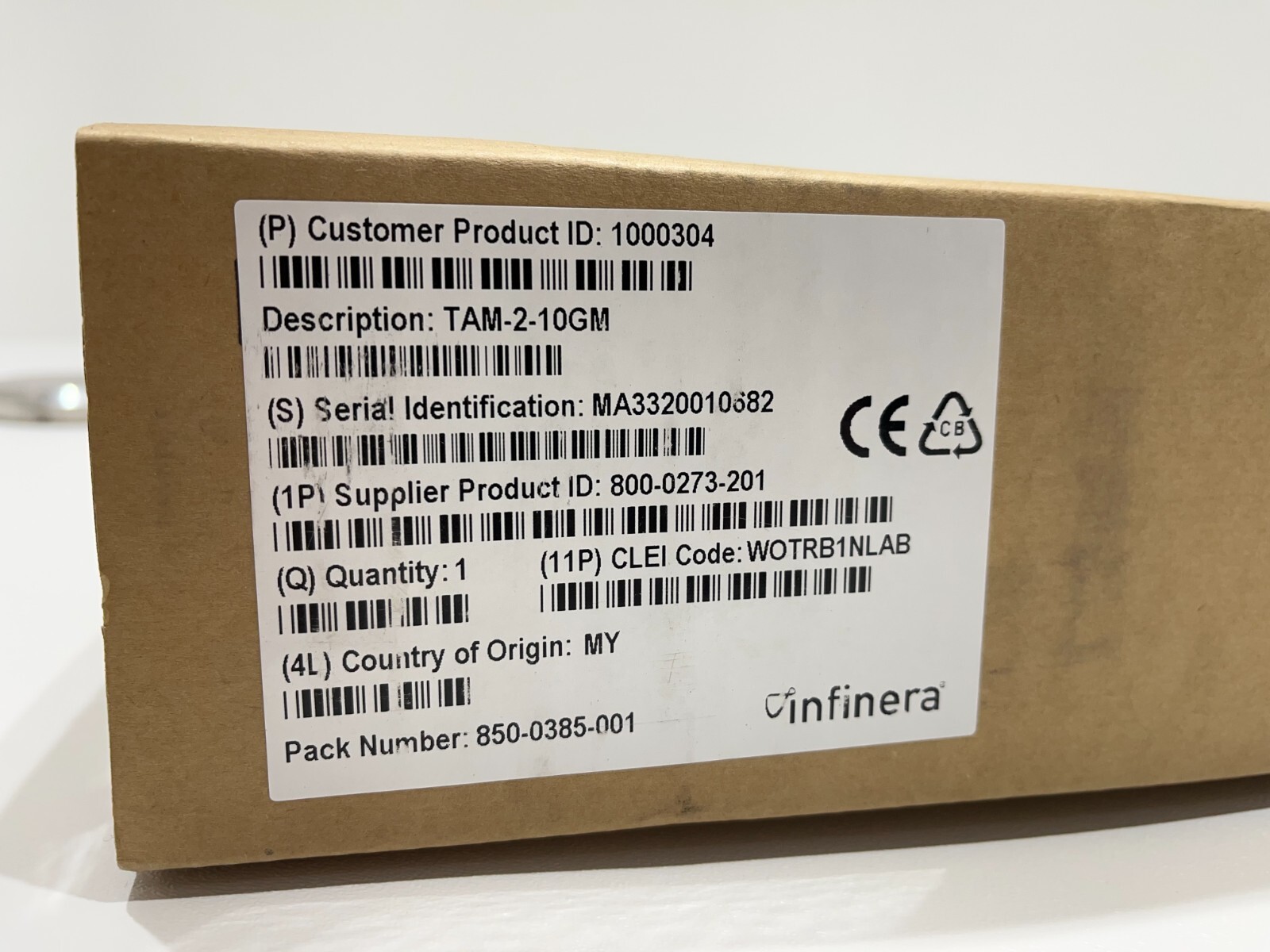 New Infinera TAM-2-10GM Tributary Adapter Module 10GM