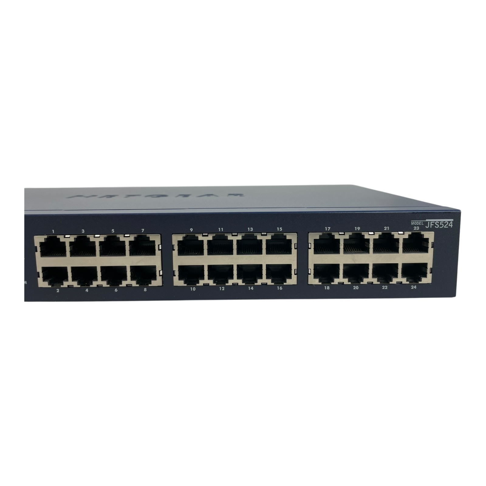NetGear ProSafe JFS524 24 Port 10/100Mbps Ethernet Switch 60Hz, 1.2A