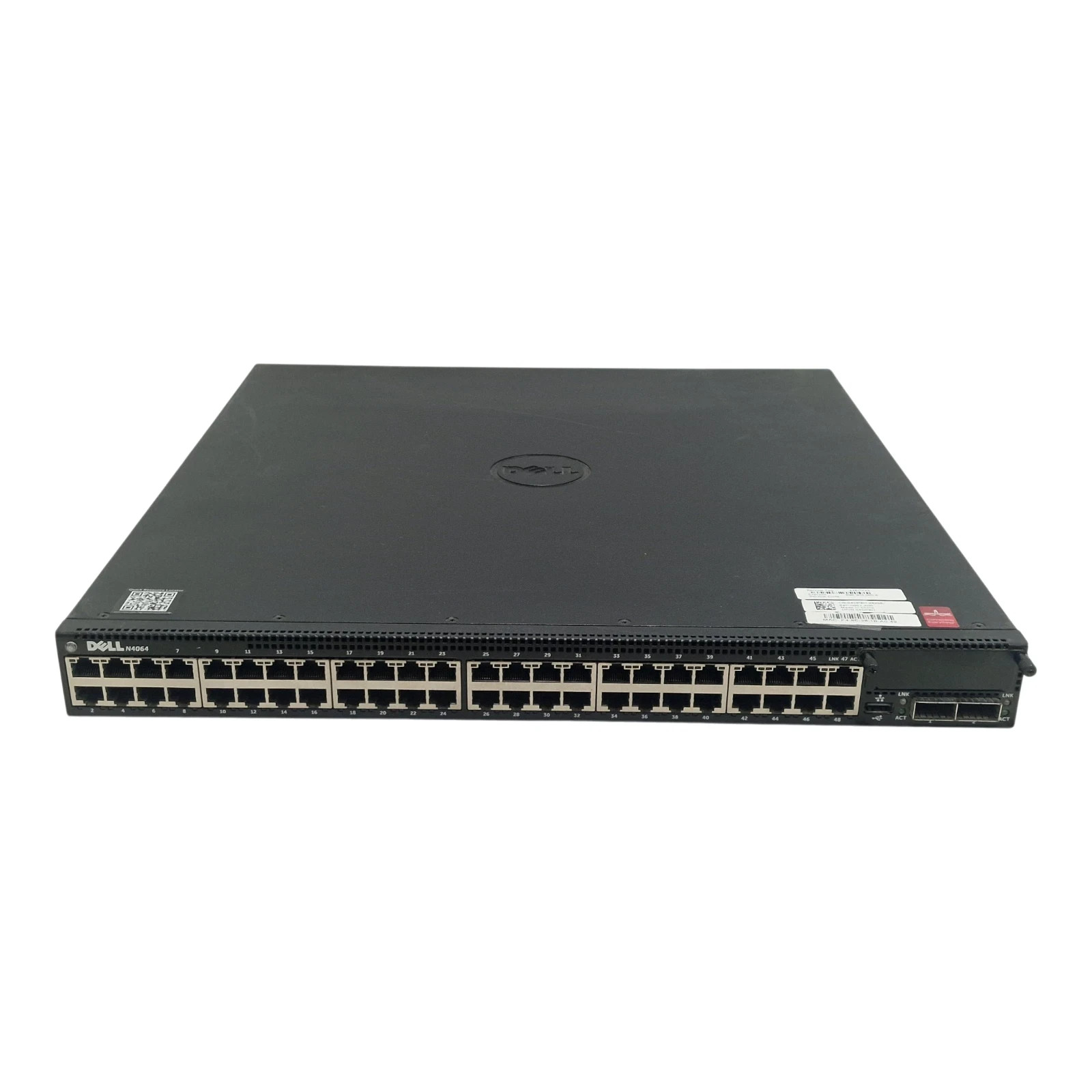 Dell PowerSwitch N4064 48x 10G RJ45 +2x 40G QSFP+ Managed Layer 3 Switch OS6