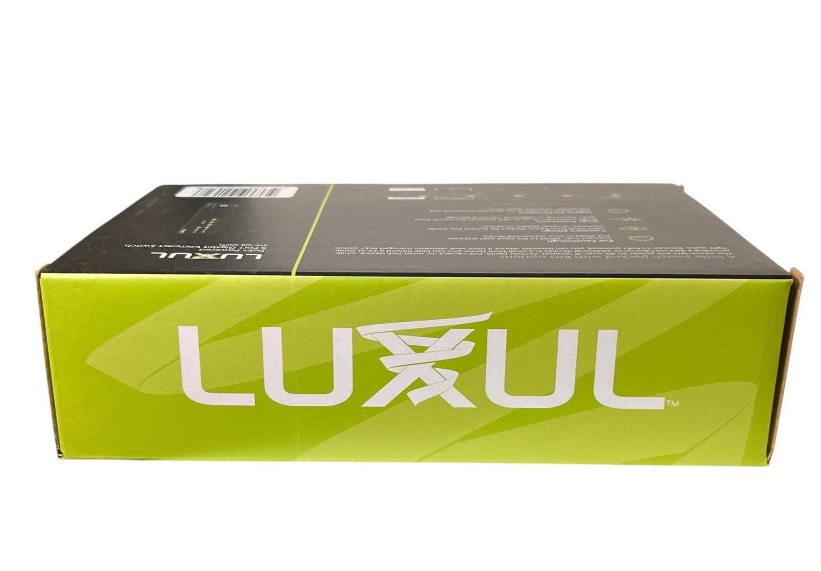 NIB Luxul PoE+ Powered 5 Port Gigabit Compact Switch SW-100-05PD Black