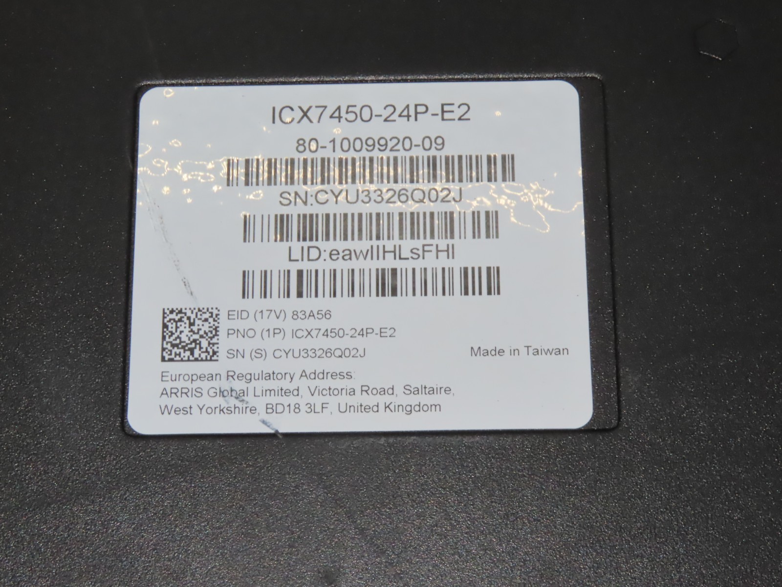 Ruckes ICX 7450-24P-E 24Port PoE+ PoH 802.3bt Switch dual PS ICX7400-1X40GQ