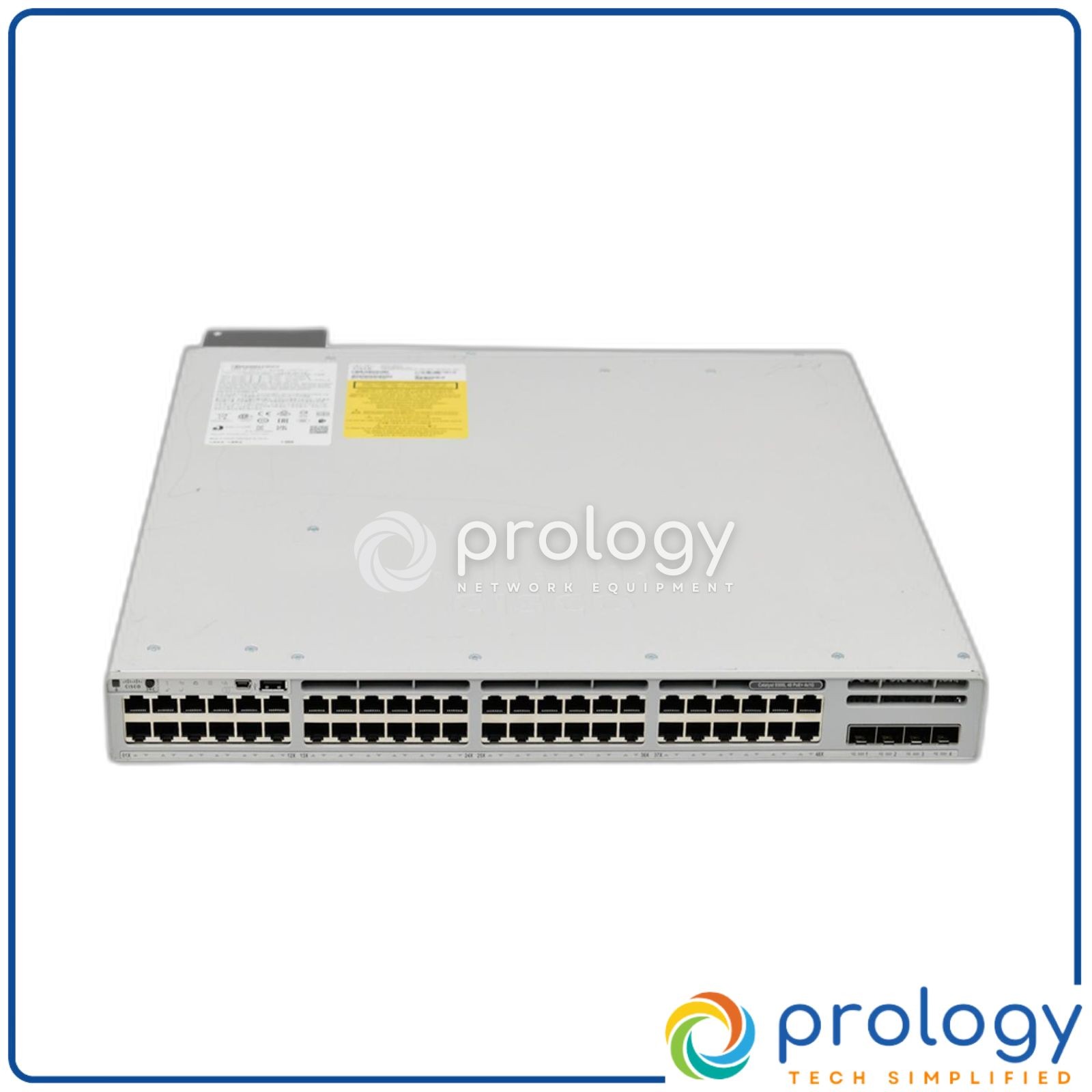 Cisco C9300L-48P-4G-A 48 Port PoE 1x 1G Uplink Network Advantage Switch Tested